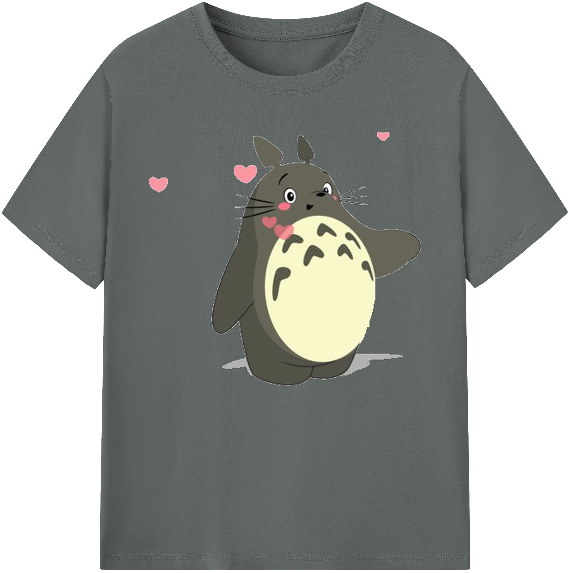 （画像用） となりのトトロ 草壁メイ 草壁サツキ My Neighbor Totoro Satsuki Kusakabe Mei Kusakabe 綿100％ メンズ半袖Tシャツ｜肌触りやわらか＆通気性